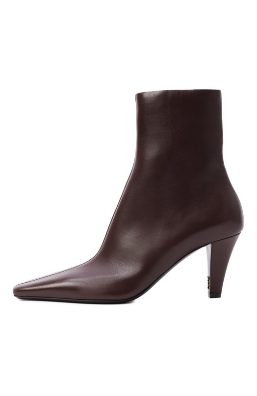 Кожаные ботильоны Jill Saint Laurent 806671/AADGZ Коричневый  806671/AADGZ Фото 4