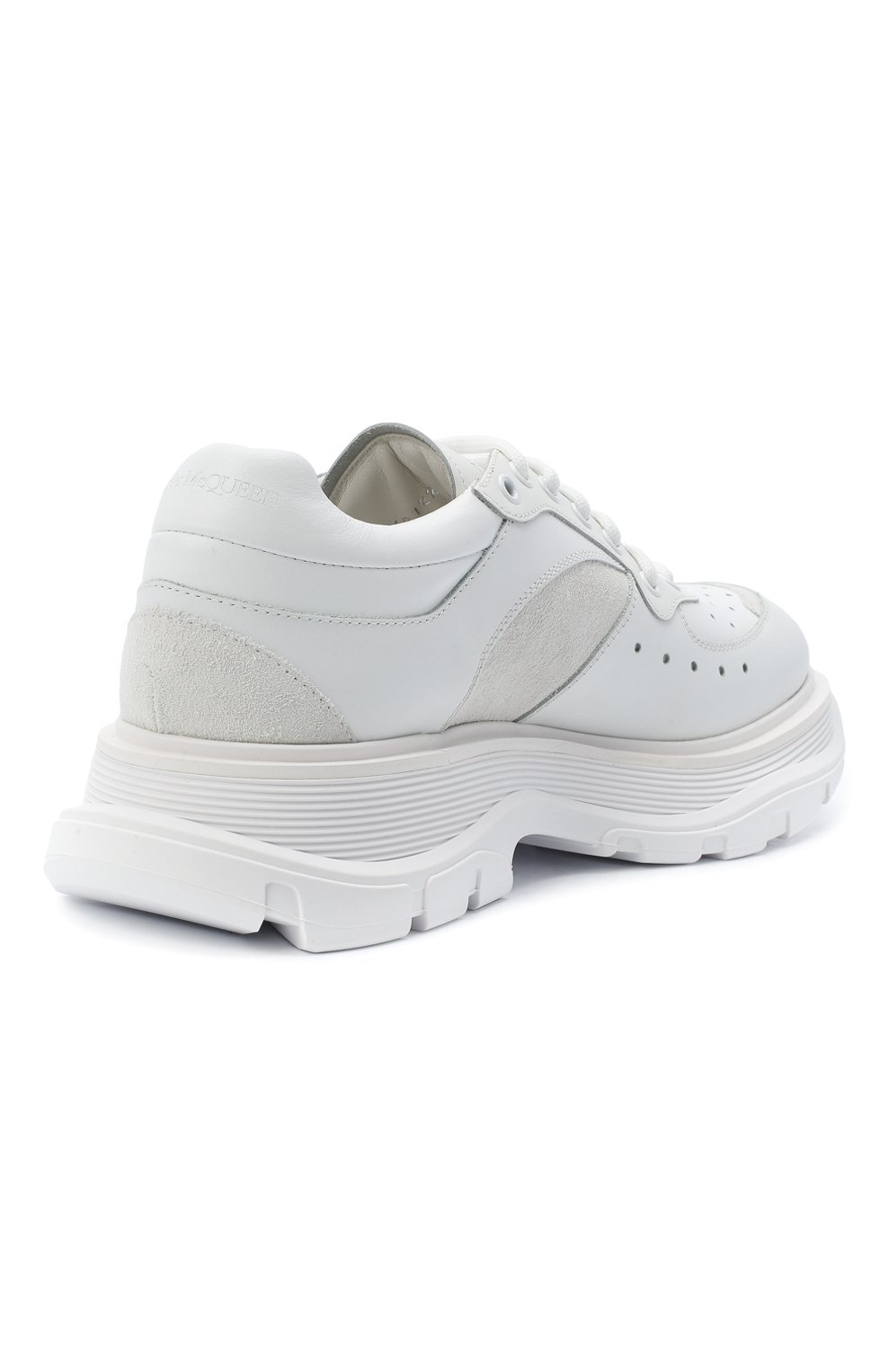 Комбинированные кроссовки ALEXANDER MCQUEEN белого цвета по цене 67500 руб., арт. 627222/WHRH5, фото 4 Комбинированные кроссовки ALEXANDER MCQUEEN, арт. 627222/WHRH5, фото 4