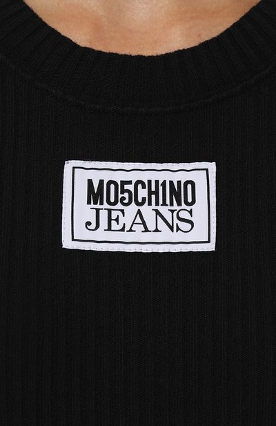 Хлопковый топ M05CH1NO JEANS, арт. 232K2/A1211/8766, фото 5