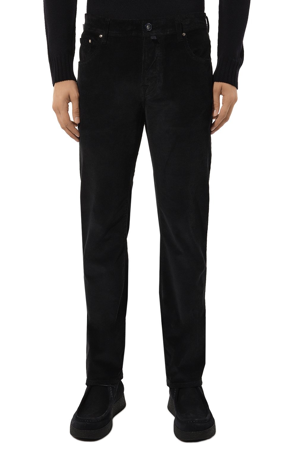 Вельветовые брюки JACOB COHEN темно-синего цвета по цене 54450 руб., арт. U Q E05 36 S 3653/Y99, фото 3 Вельветовые брюки JACOB COHEN, арт. U Q E05 36 S 3653/Y99, фото 3