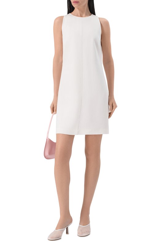 Платье изо льна и вискозы BOSS 50557447 Белый  50557447 Фото 2