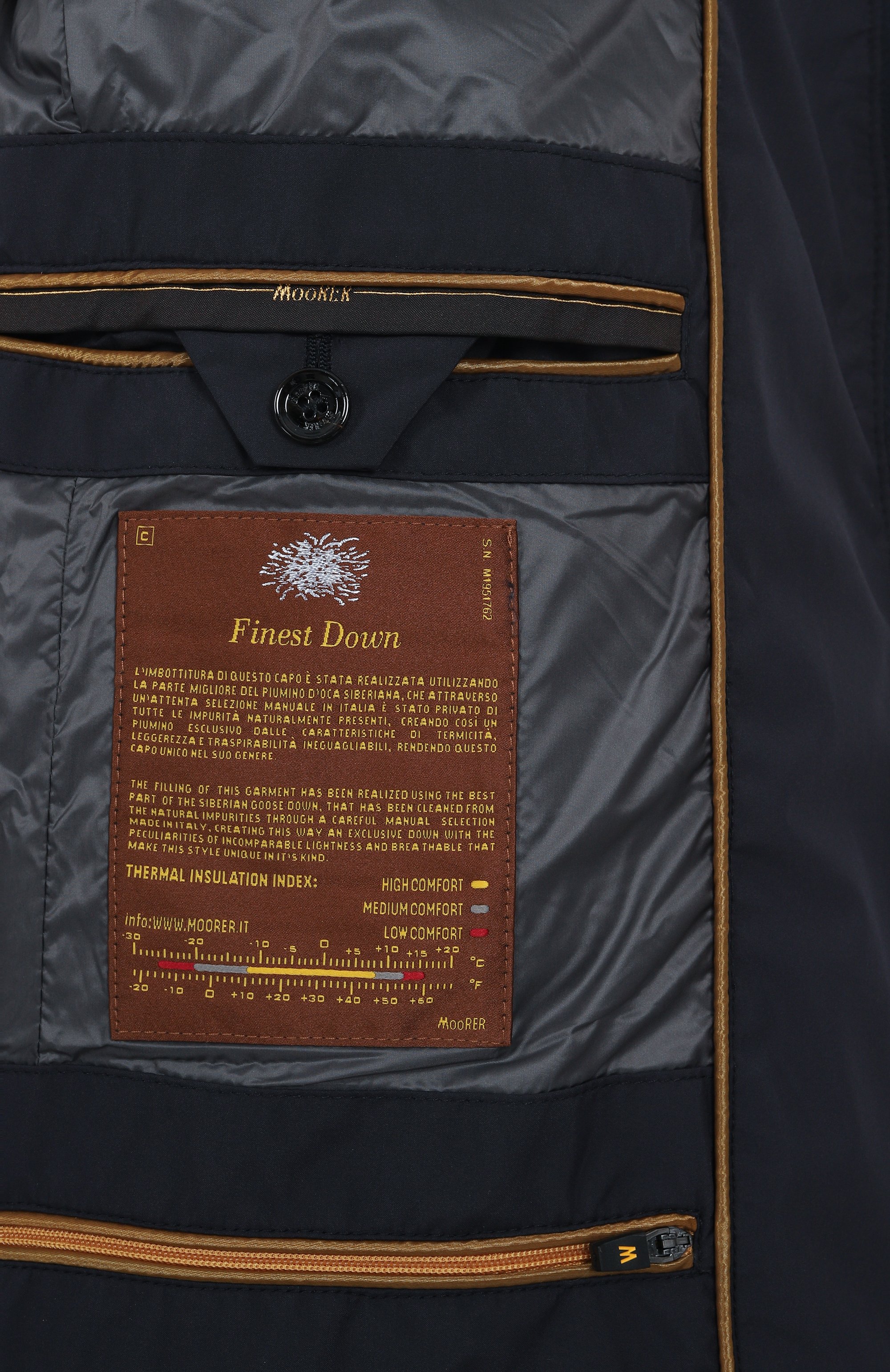 Пуховик saturno-stp с отделкой из овчины MOORER, арт. SATURN0/STP, фото 6