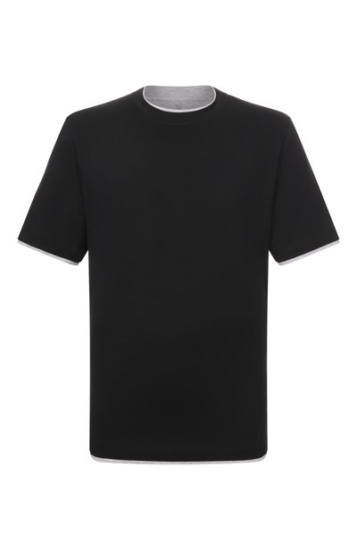 Мужская хлопковая футболка BRUNELLO CUCINELLI, арт. M0B137427