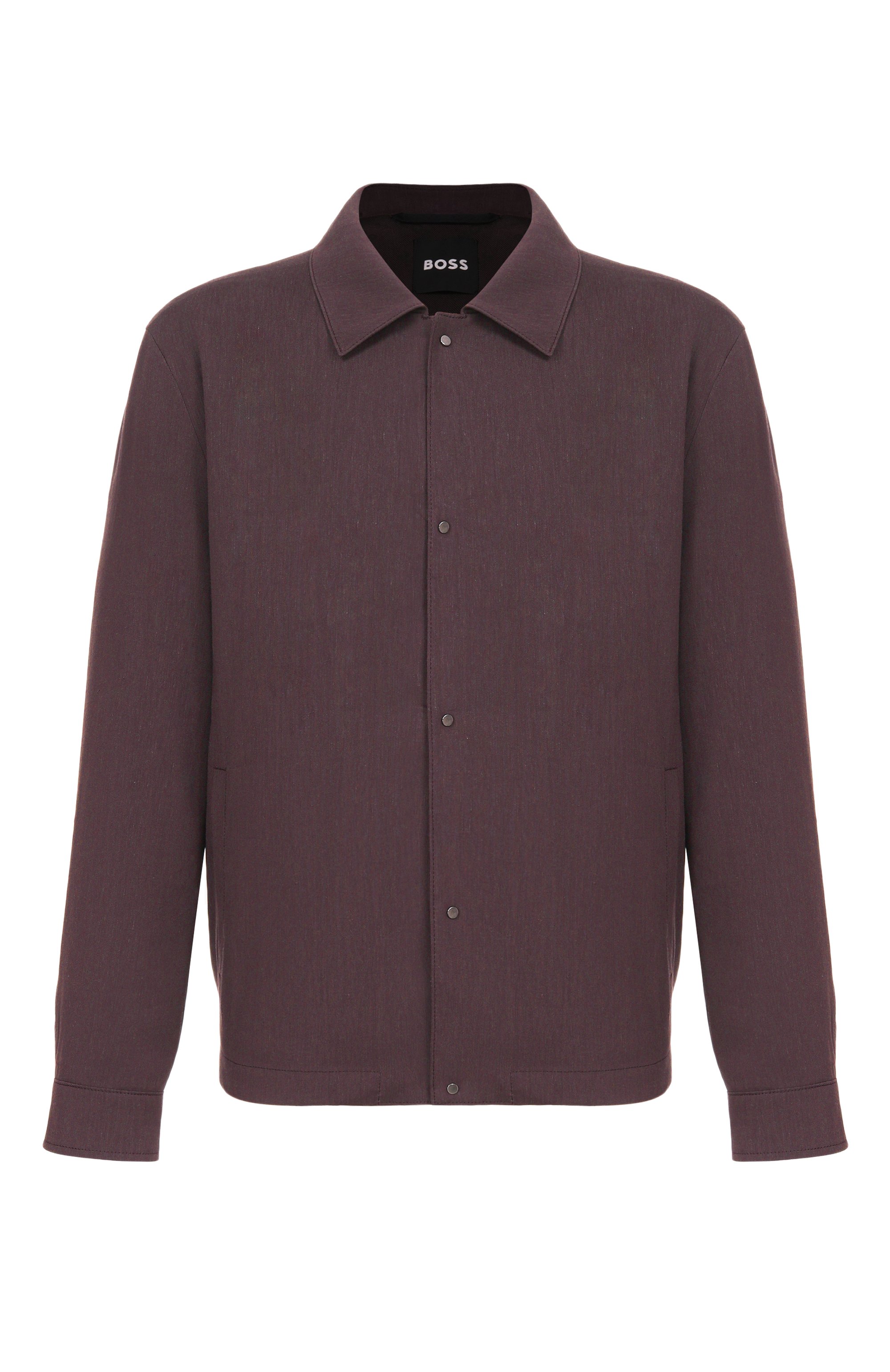 Куртка-рубашка изо льна и вискозы BOSS, арт. 50561971, фото 1