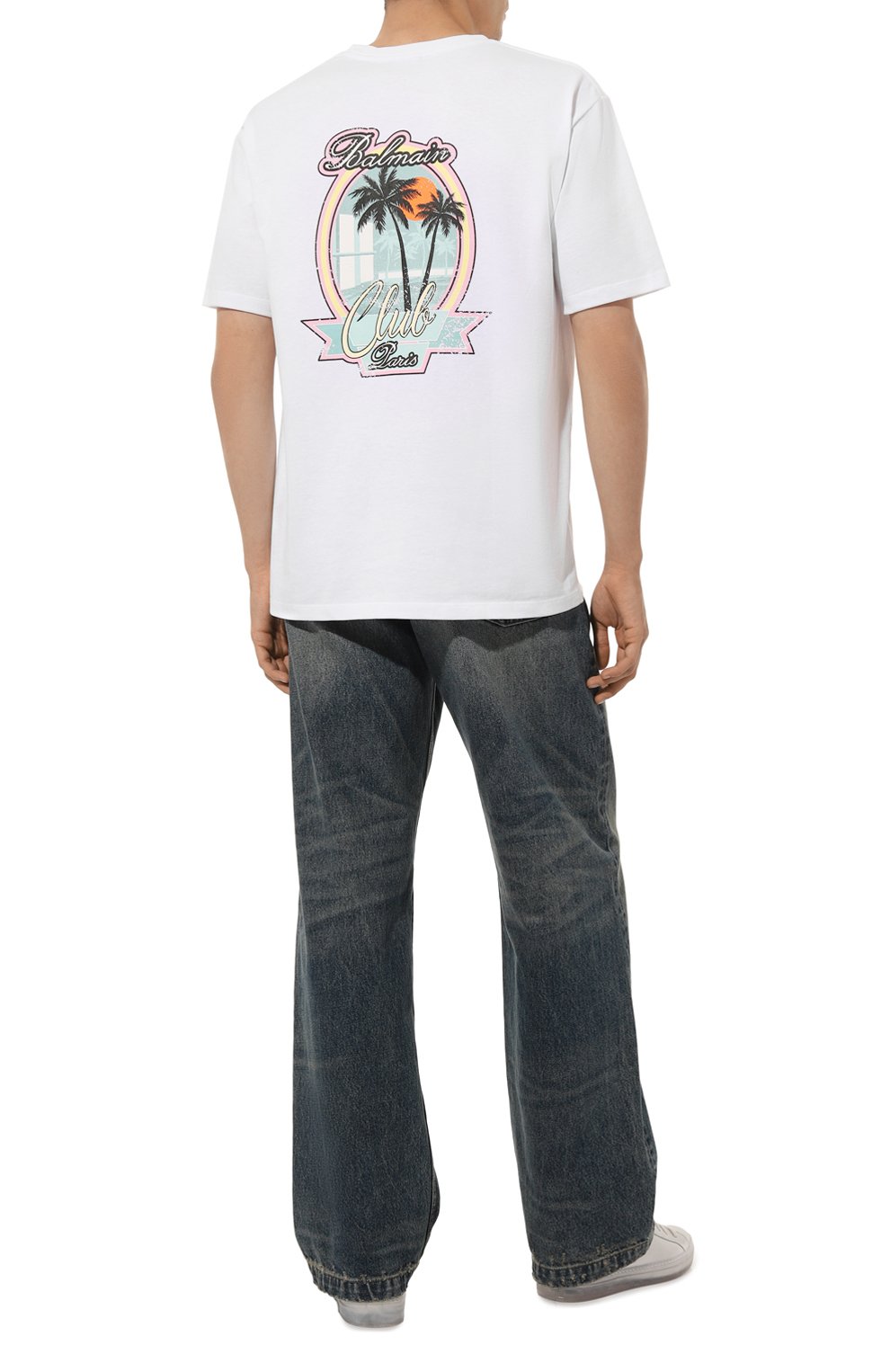 Хлопковая футболка BALMAIN, арт. DH1EG000/GD82, фото 2