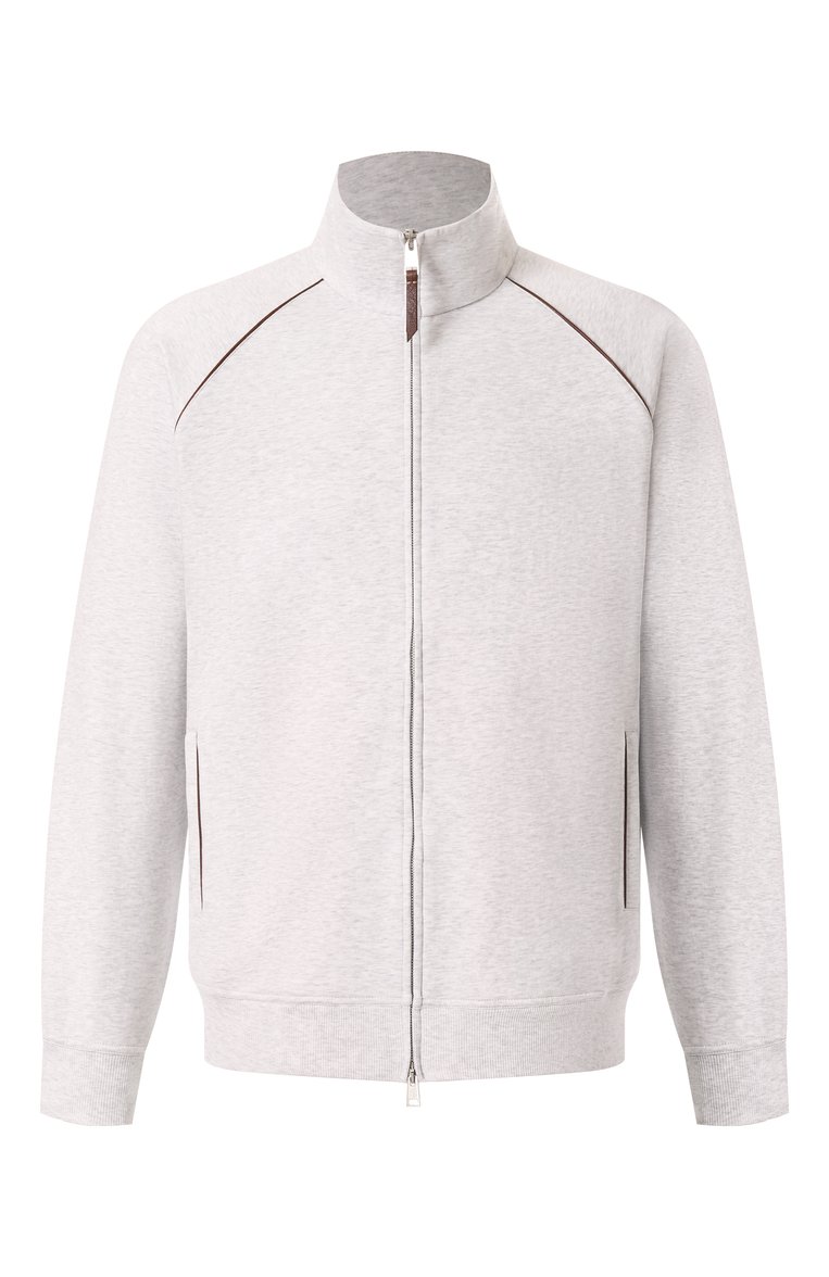 Хлопковая толстовка BRUNELLO CUCINELLI, арт. MW8639087G, фото 1