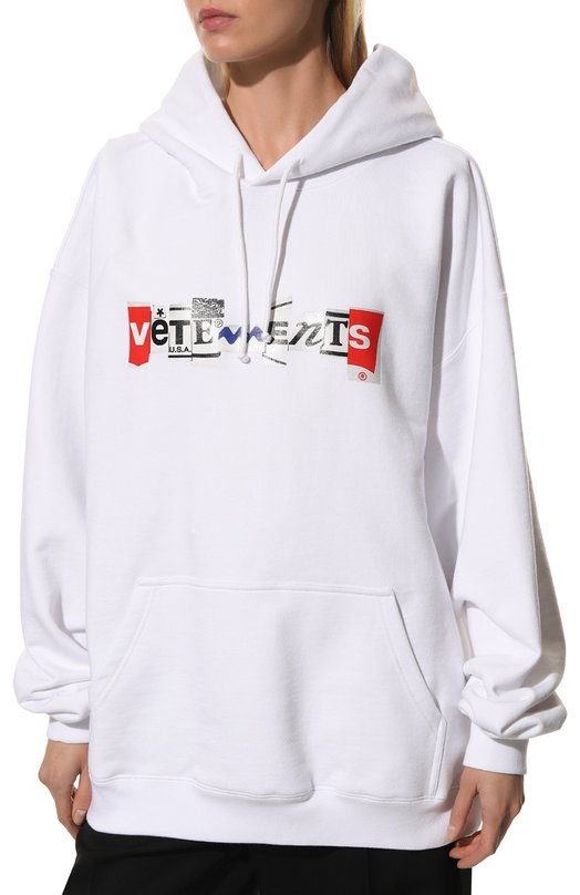 фото Хлопковое худи vetements