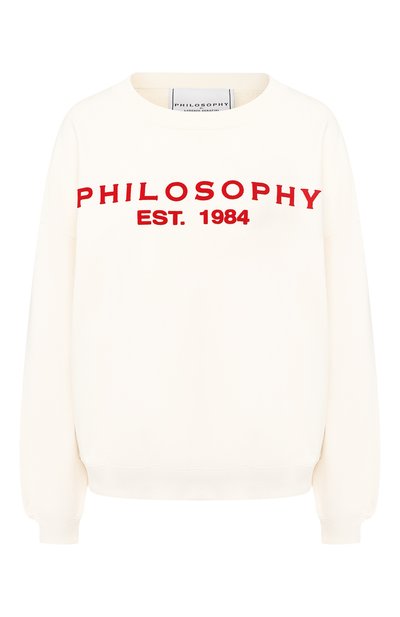 Женский хлопковый пуловер PHILOSOPHY DI LORENZO SERAFINI, арт. A1701/747