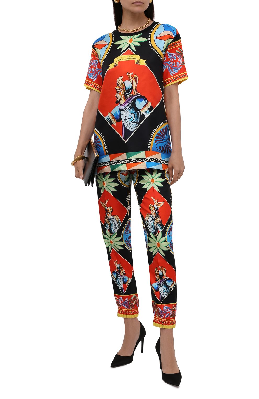 Шелковый топ DOLCE & GABBANA, арт. F74A9T/FI1MJ, фото 2