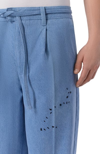 Хлопковые брюки DOMREBEL, арт. M LAZY/PLEATED TR0USERS, фото 5