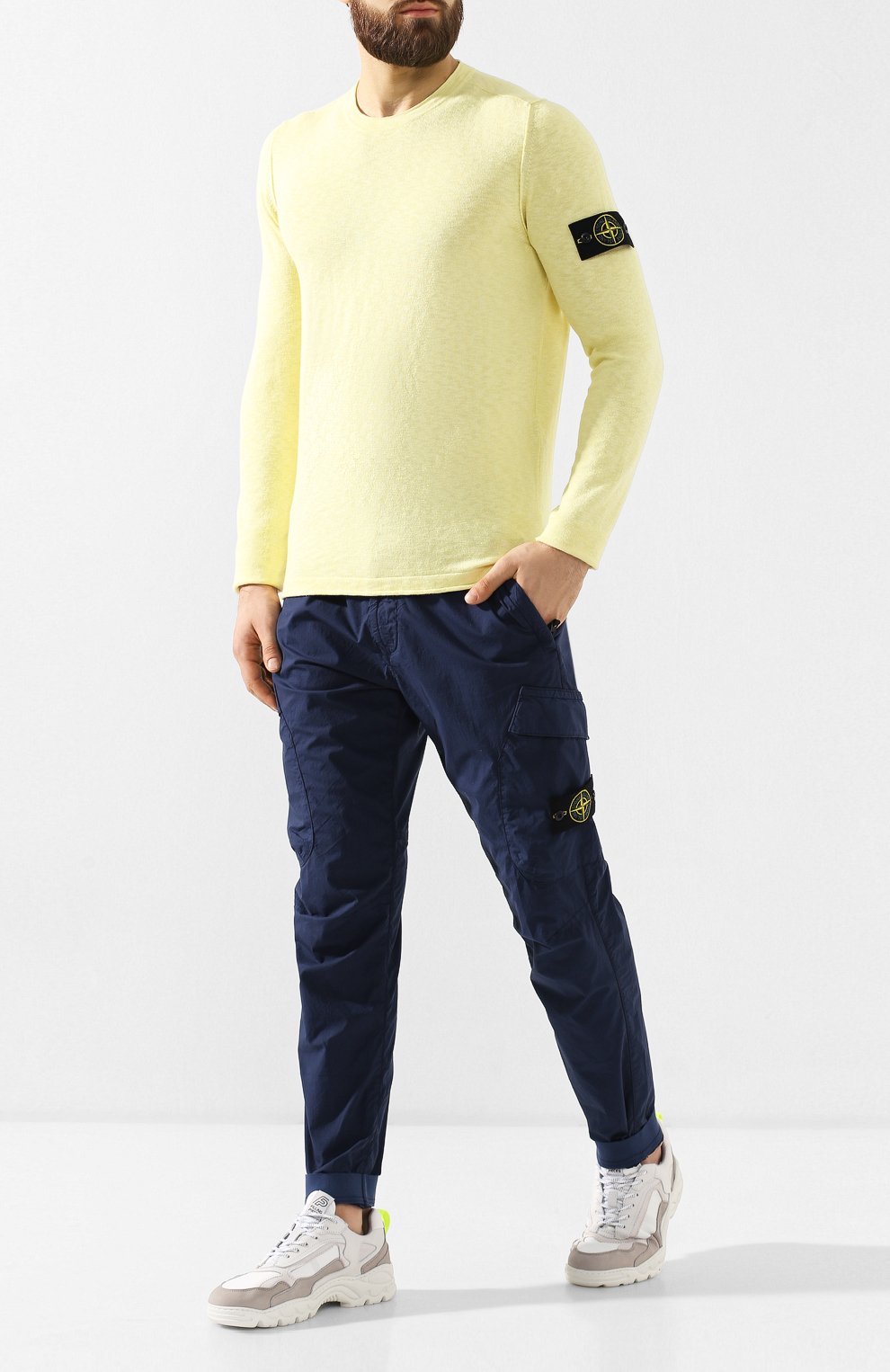 Хлопковый джемпер STONE ISLAND, арт. 7015502B0, фото 2