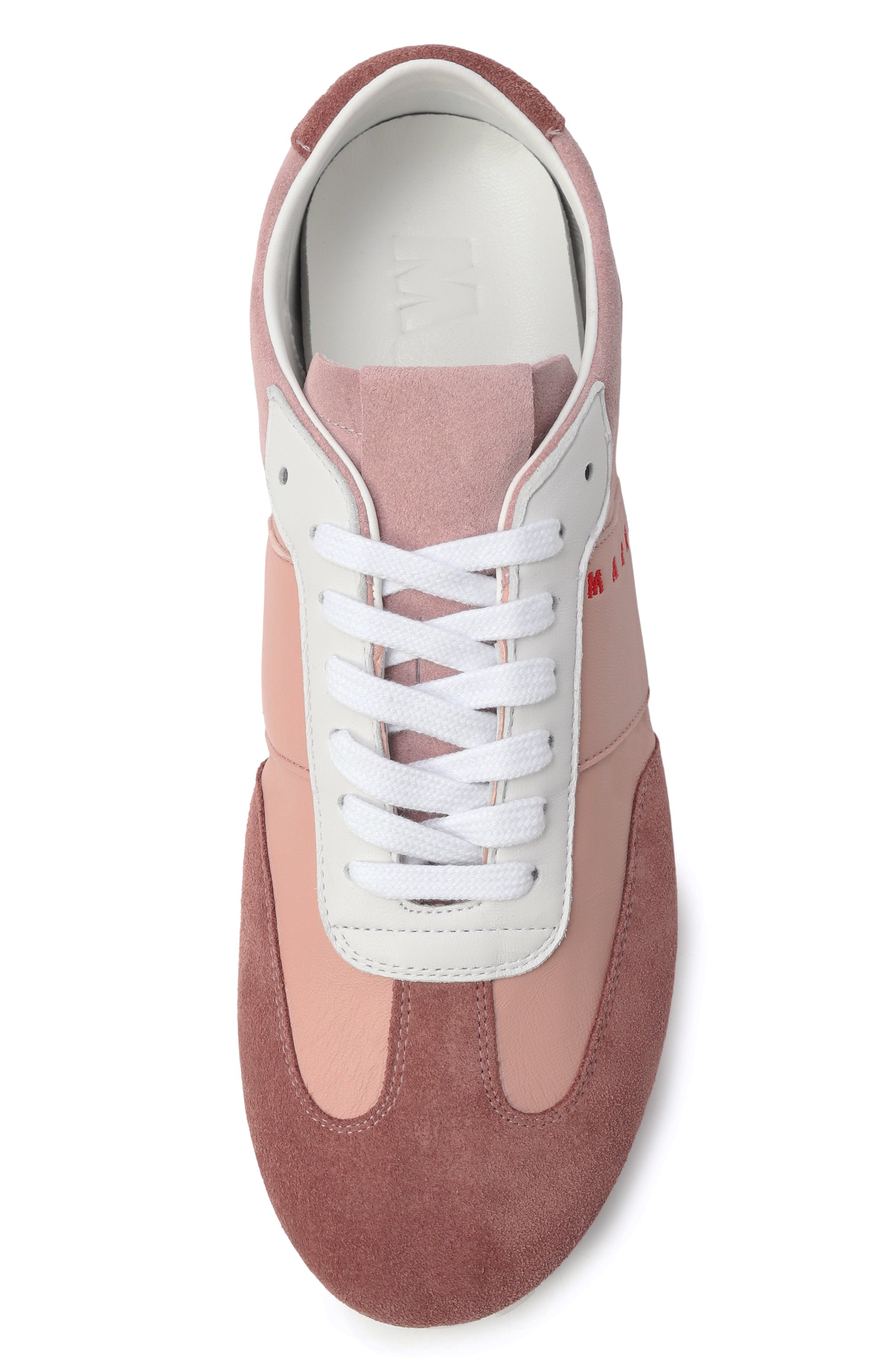 Кожаные кеды MARNI, арт. SNZW020400/P9097, фото 6