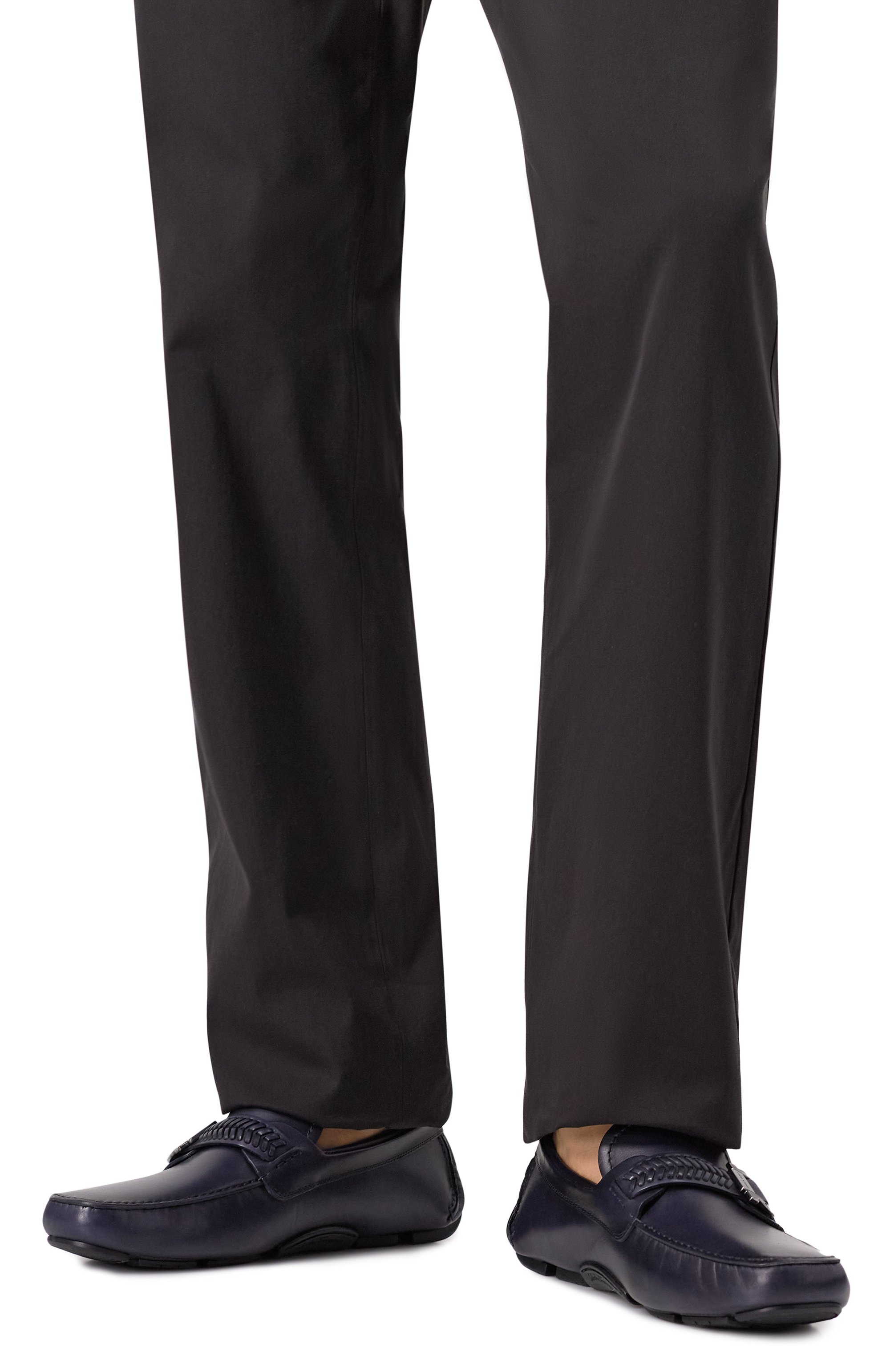 Кожаные мокасины driver FERRAGAMO, арт. 774655, фото 3