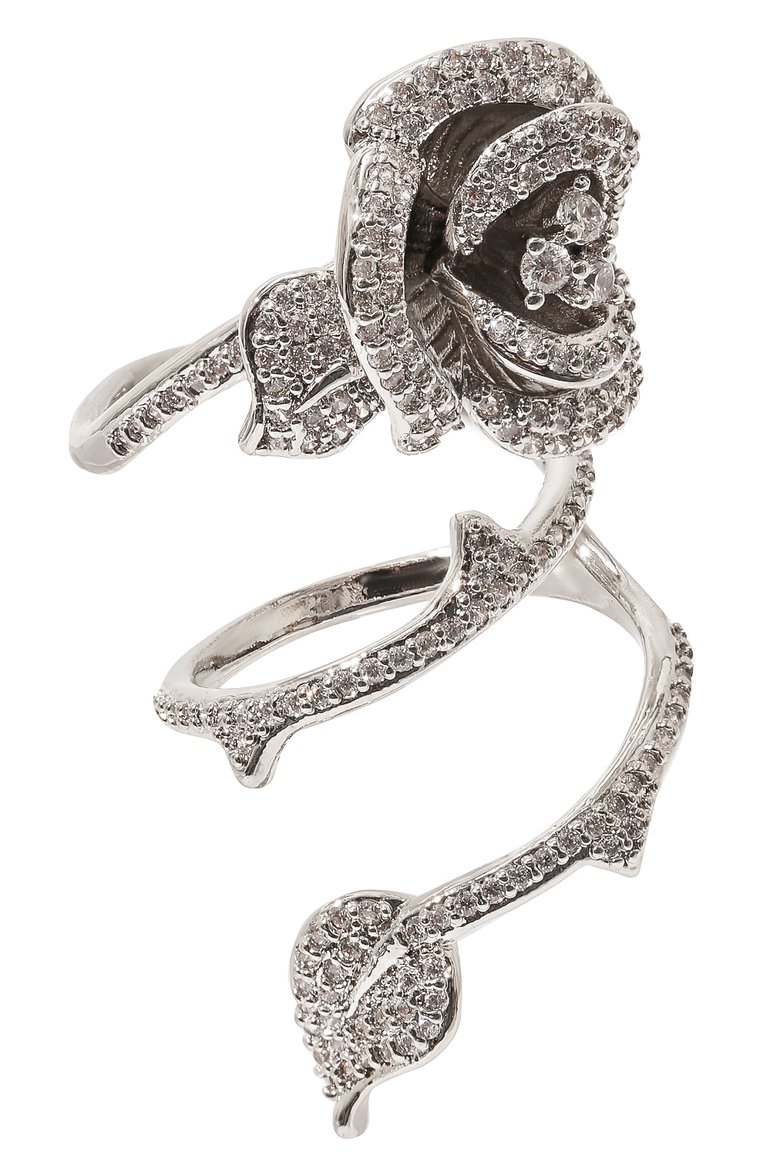 Женское кольцо secret garden CAVIAR JEWELLERY серебряного цвета, арт. SG001 | Фото 1 (Материал: Металл; Региональные ограничения белый список (Axapta Mercury): Не проставлено; Нос: Не проставлено)