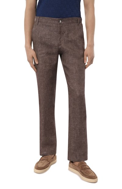 Льняные брюки ZILLI, арт. M0Z-D0180-LIN01/R001, фото 3