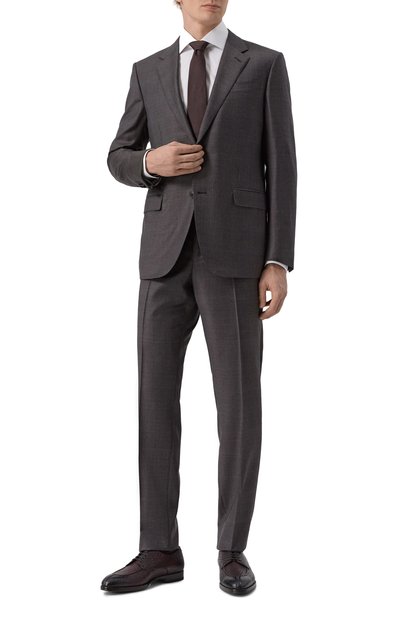 Мужской шерстяной костюм ZEGNA, арт. 221225/822530A8