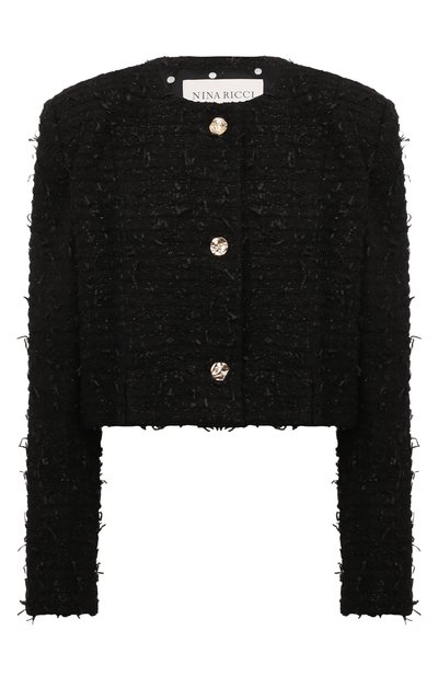 Женский твидовый жакет NINA RICCI, арт. 24ACVE002PA0487
