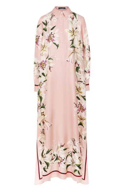 Женское шелковое платье DOLCE & GABBANA, арт. F6XT1T/GDQ03