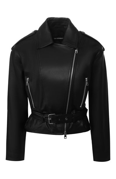 Женская кожаная куртка EMPORIO ARMANI, арт. 5NB04P/52P08