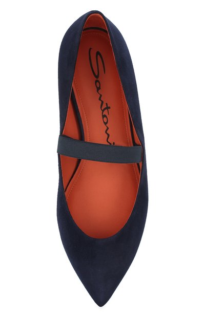 Замшевые балетки SANTONI, арт. WAWN58678HI2CMGDU82, фото 5