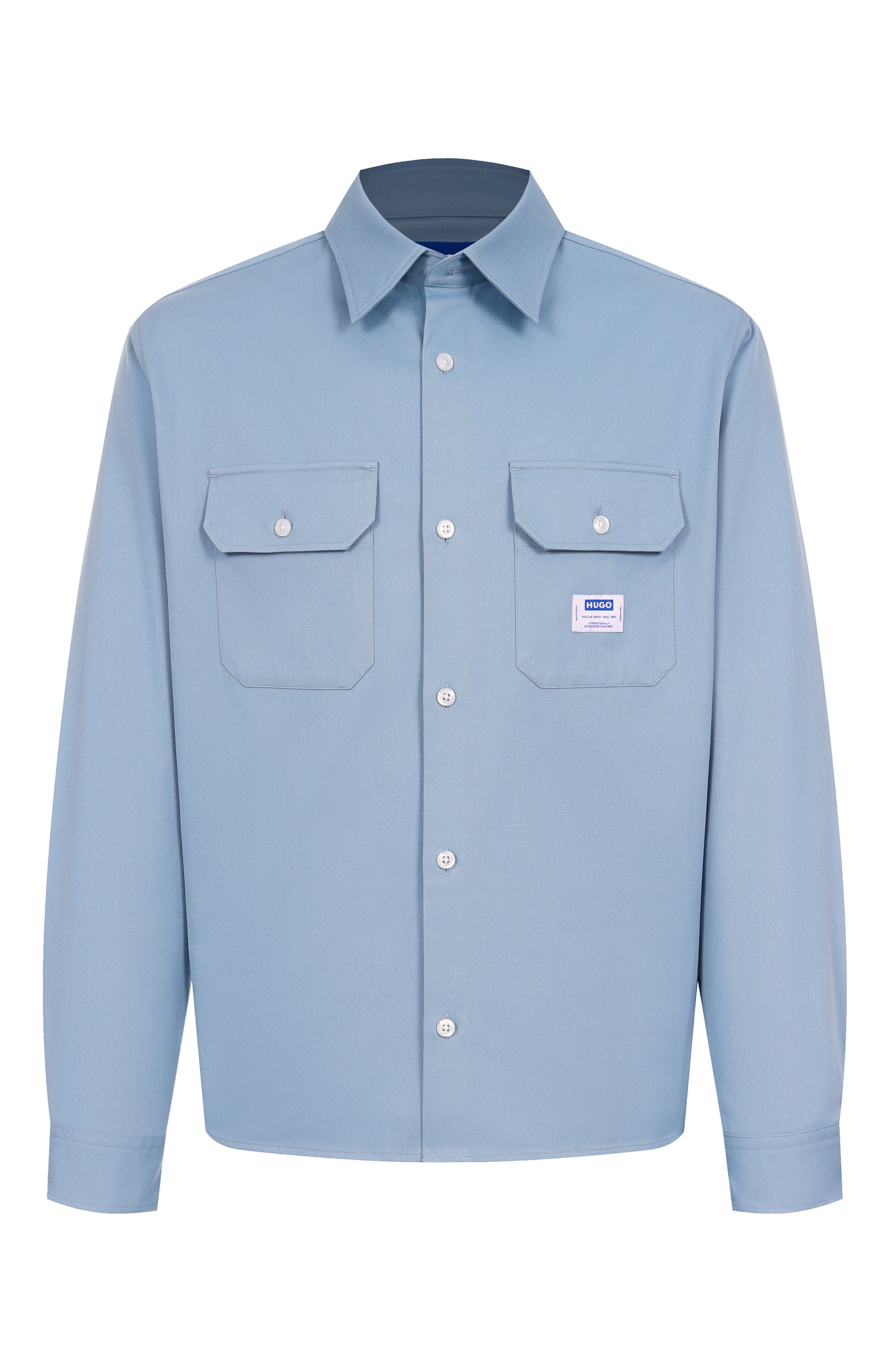 Хлопковая рубашка HUGO BLUE, арт. 50520001, фото 1