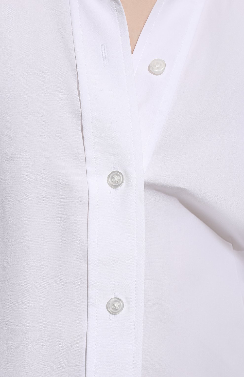Хлопковая рубашка ALEXANDERWANG.T белого цвета по цене 41800 руб., арт. 4WC1221292, фото 5 Хлопковая рубашка ALEXANDERWANG.T, арт. 4WC1221292, фото 5