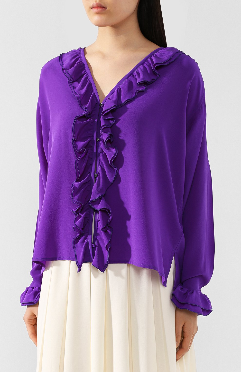 Шелковая блузка VICTORIA BECKHAM, арт. 1220WSH001217B, фото 3