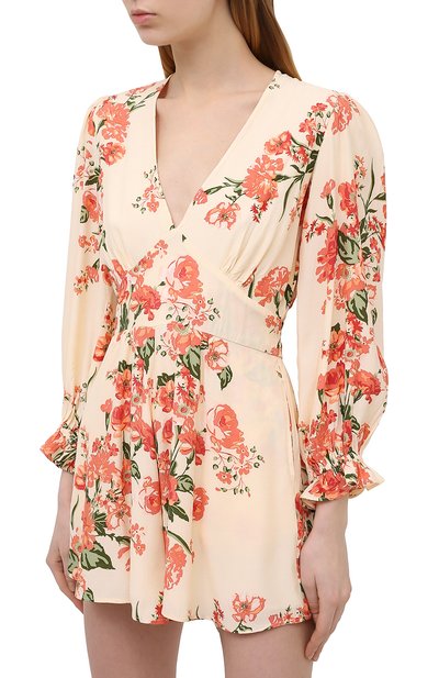 Комбинезон из вискозы FAITHFULL THE BRAND розового цвета по цене 26700 руб., арт. FF1622-MGF, фото 3 Комбинезон из вискозы FAITHFULL THE BRAND, арт. FF1622-MGF, фото 3