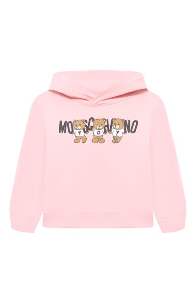 Хлопковое худи MOSCHINO, арт. HMF07K/LCA40/4-8