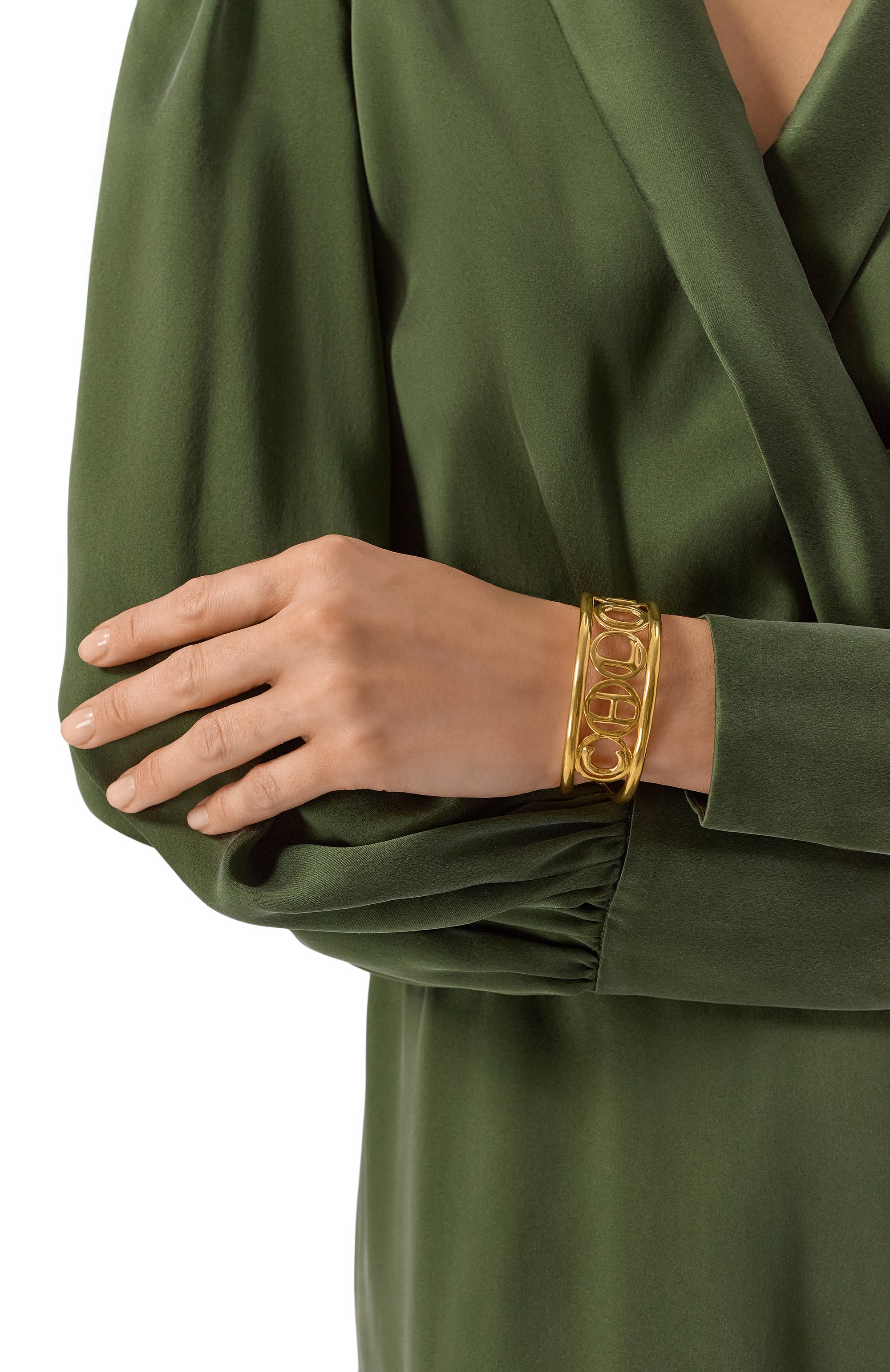 Браслет CHLOÉ золотого цвета по цене 69100 руб., арт. CH26SJB12CB7, фото 2 Браслет CHLOÉ, арт. CH26SJB12CB7, фото 2