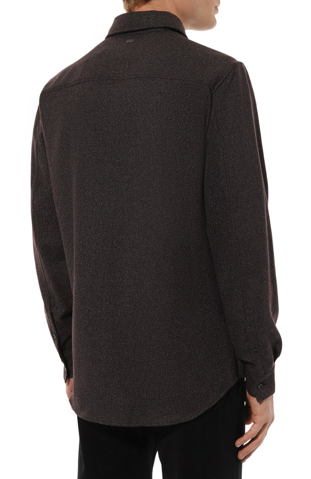 Рубашка из шерсти и вискозы AGNONA, арт. TD08U3E/UW014E, фото 4