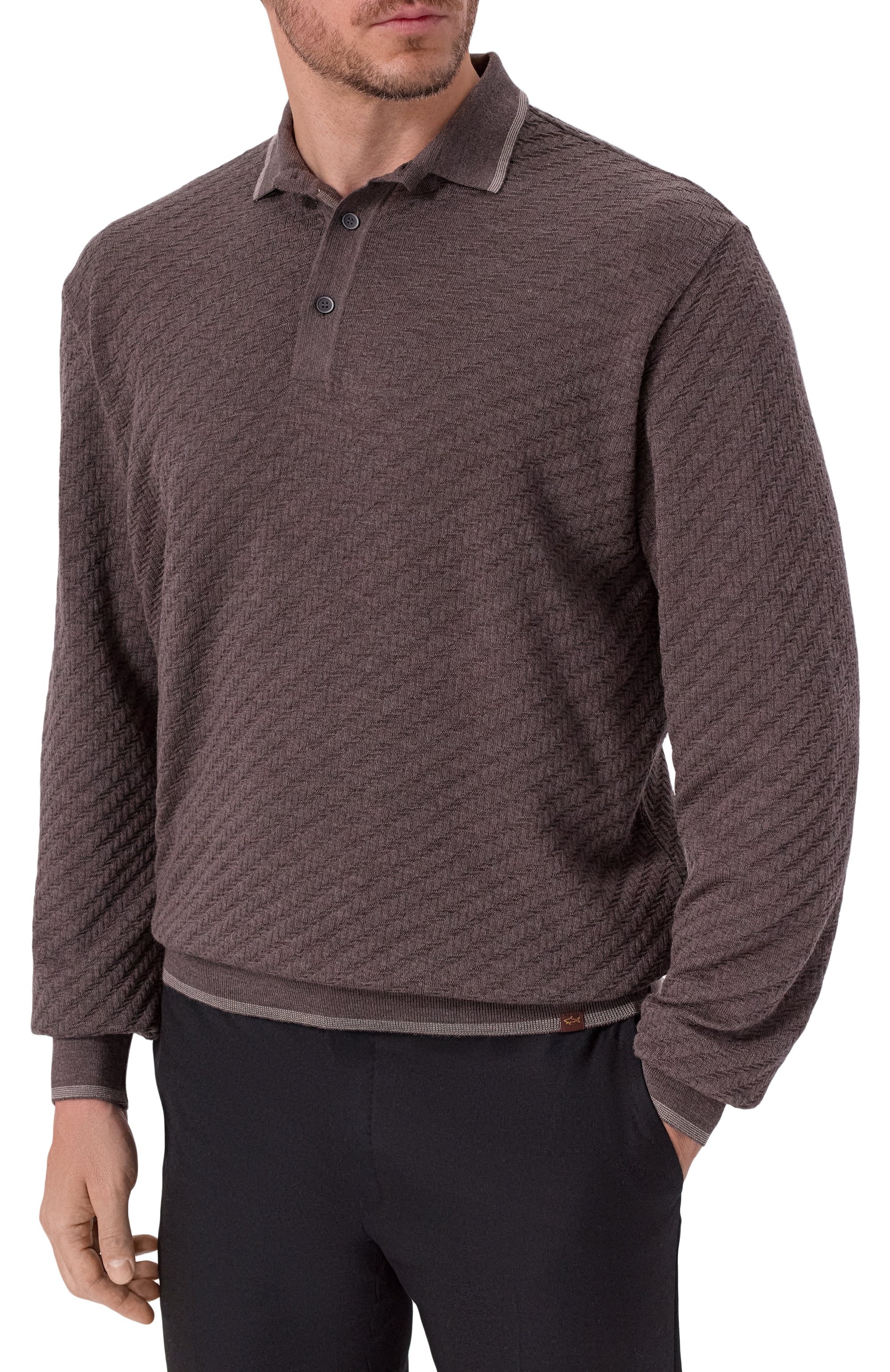 Шерстяное поло PAUL&SHARK, арт. 15311127/3XL-6XL, фото 3