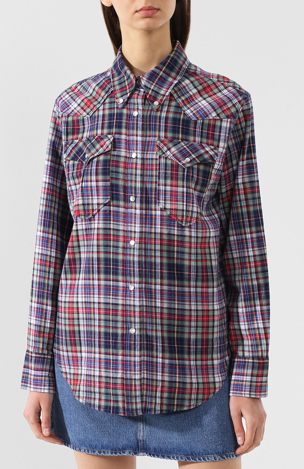 Хлопковая рубашка ISABEL MARANT ETOILE, арт. CH0412-19P020E/DIVANA, фото 3