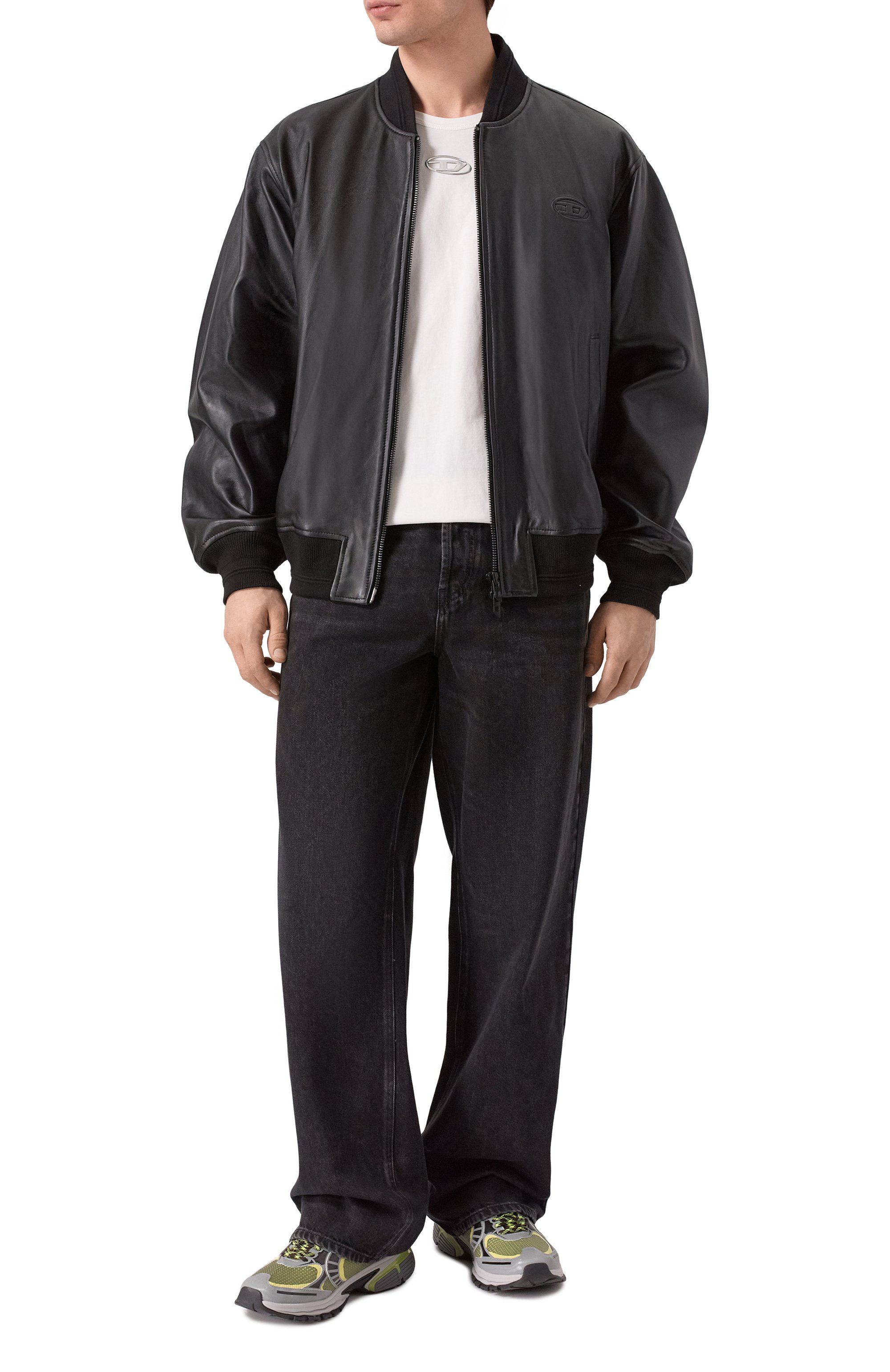 Кожаный бомбер DIESEL, арт. A20476/0PFAH, фото 2