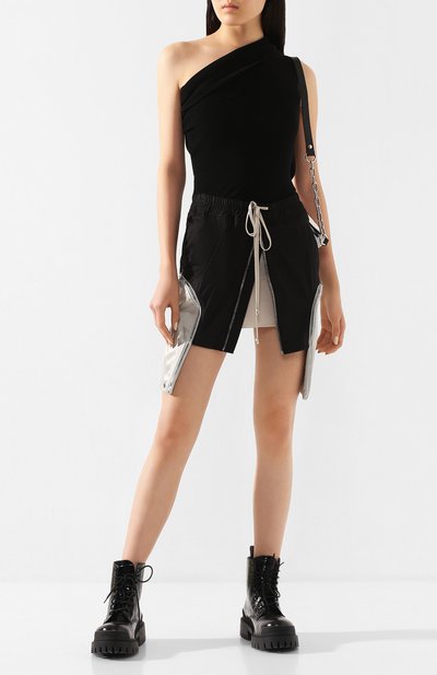Шерстяной топ RICK OWENS черного цвета по цене 44200 руб., арт. RP20S1625/RIBM, фото 2 Шерстяной топ RICK OWENS, арт. RP20S1625/RIBM, фото 2