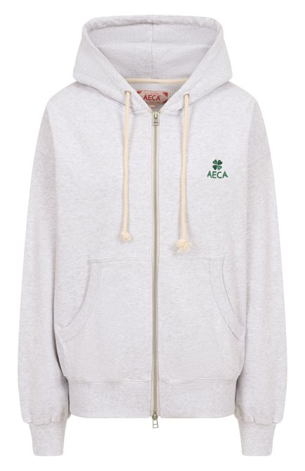 Женский хлопковая толстовка AECA WHITE, арт. AWCMFWBDTSZSO001C0.LIGHT GREY (XL)