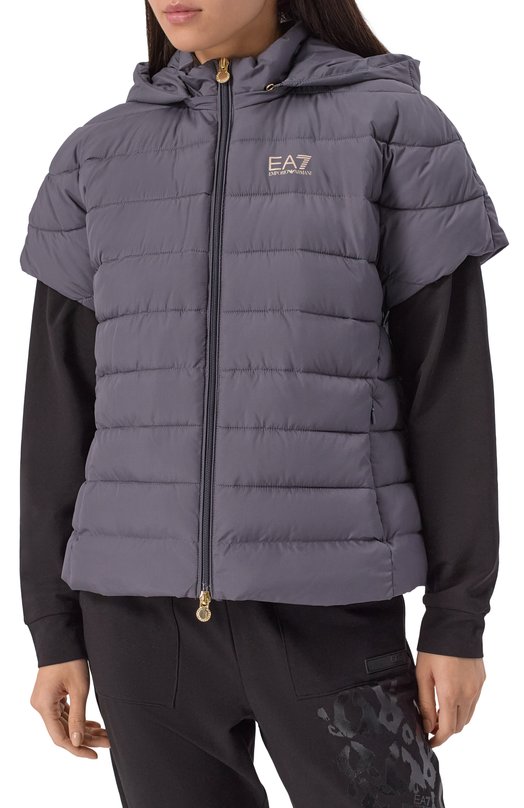 Утепленный жилет EA7 7W000090/AF12476 Серый  7W000090/AF12476 Фото 3