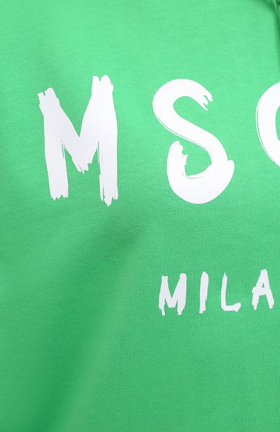 Хлопковое худи MSGM, арт. 3041MDM88 217299, фото 5