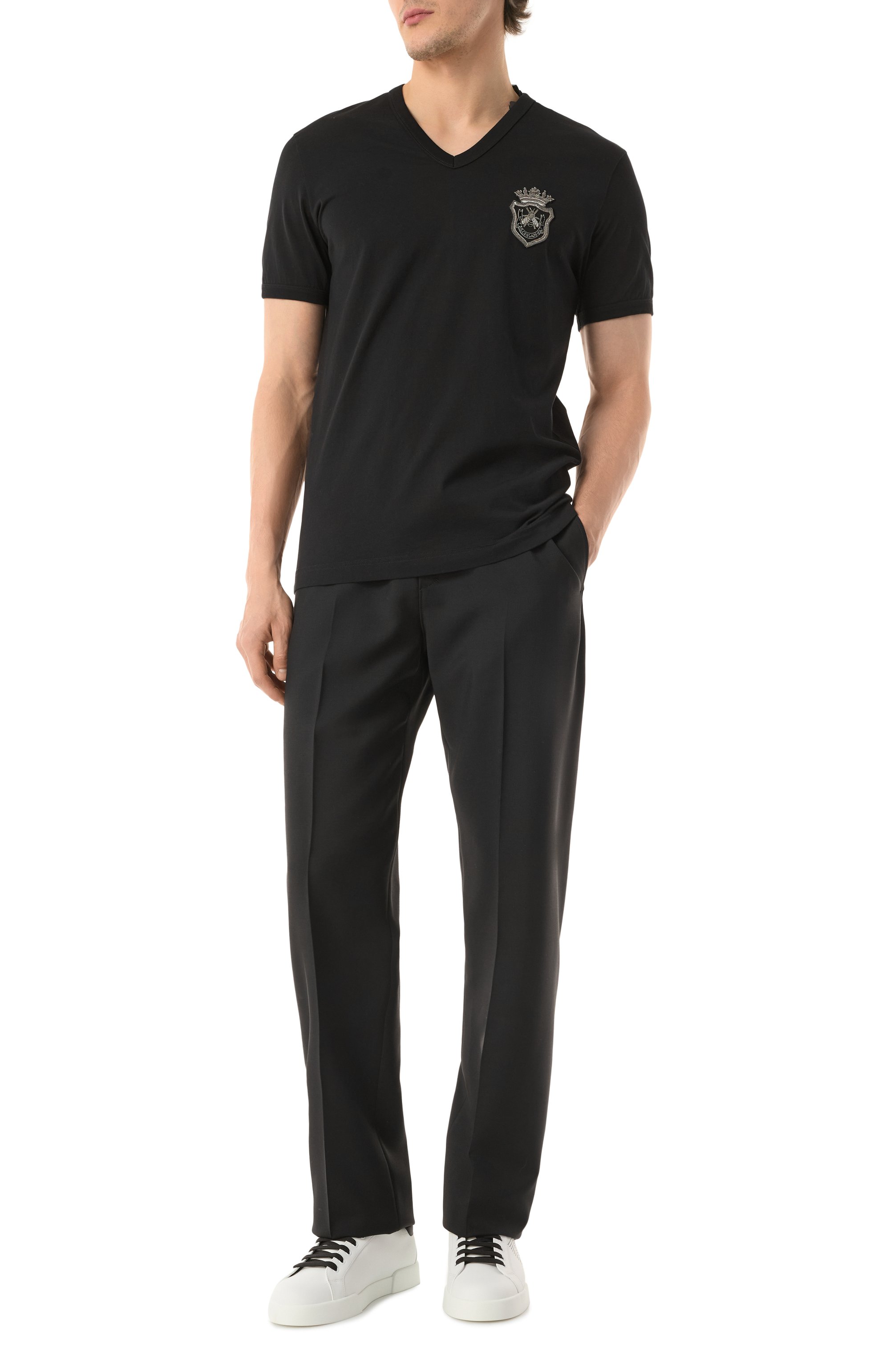 Хлопковая футболка DOLCE & GABBANA, арт. G8HL7Z/G704C, фото 2