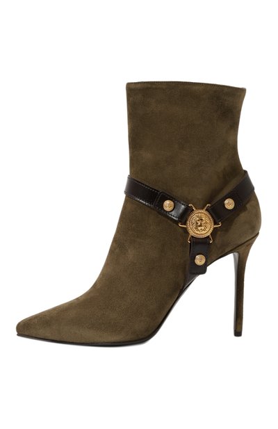 Замшевые ботильоны eva 95 BALMAIN, арт. DN0TE012/LSAL, фото 4