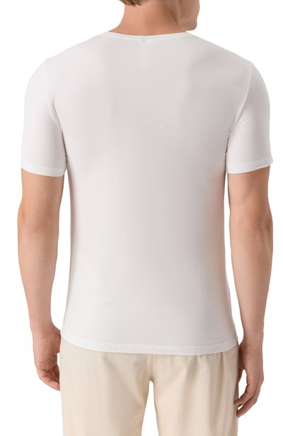 Хлопковая футболка HANRO, арт. 073089, фото 4