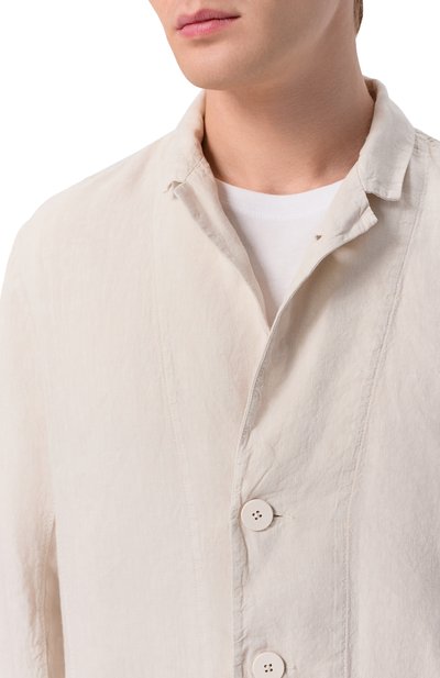 Льняной пиджак TRANSIT, арт. CFUTRCD133, фото 5