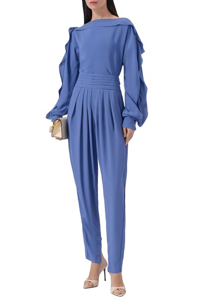 Брюки из вискозы и шелка LANVIN, арт. RW-TR0025-6253-P26, фото 2