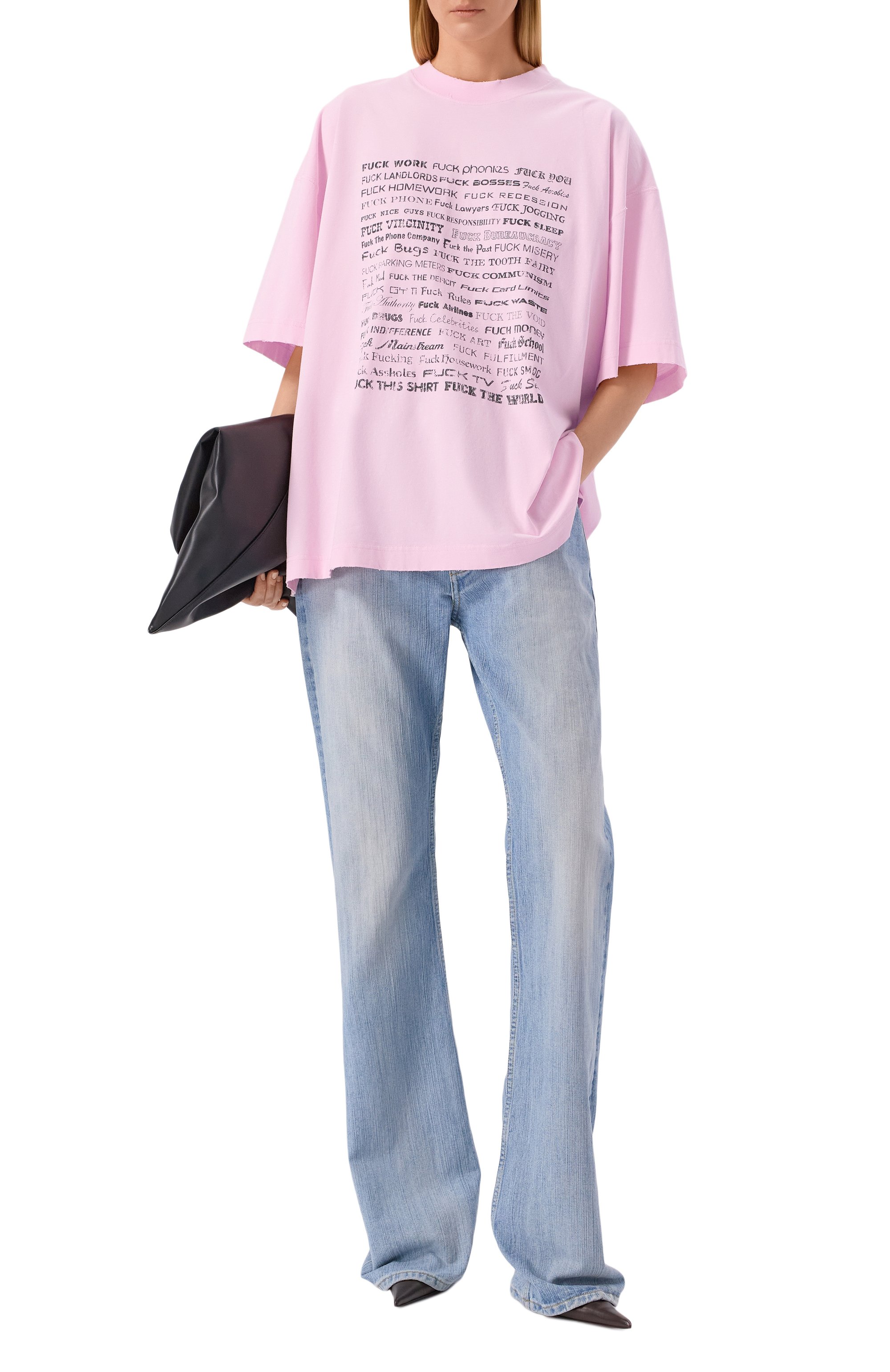 Хлопковая футболка VETEMENTS, арт. ME76TR210PX/1200 LIGHT JERSEY, фото 5