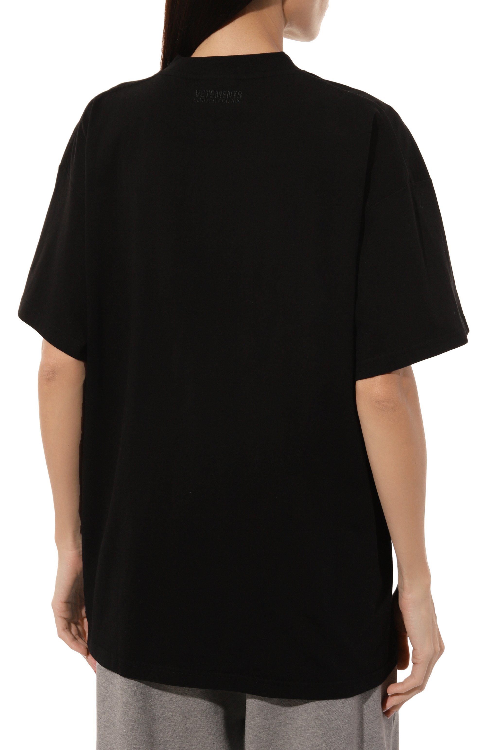 Хлопковая футболка VETEMENTS, арт. UA66TR650B, фото 4