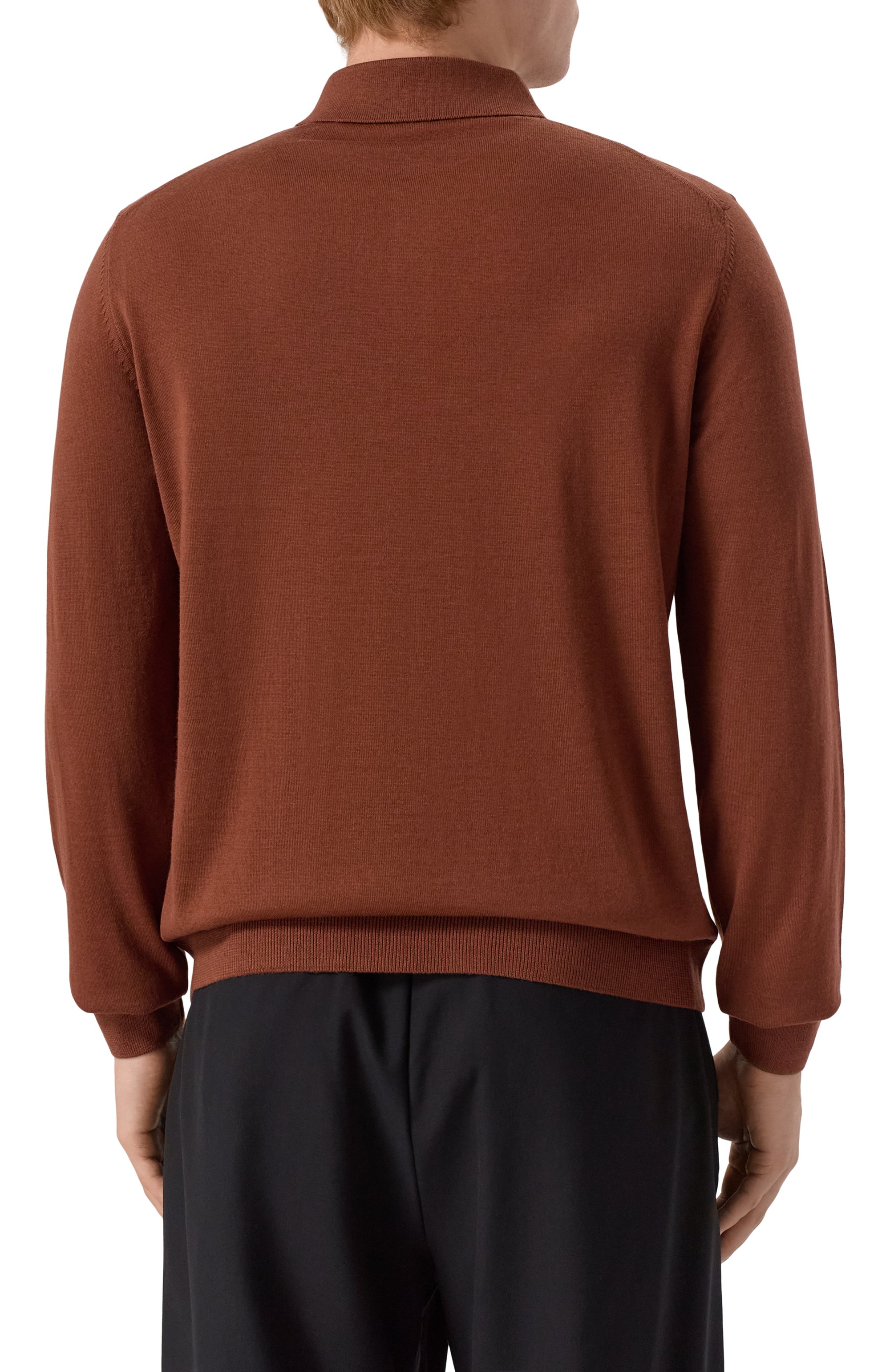 Шерстяное поло BOSS, арт. 50476355, фото 4