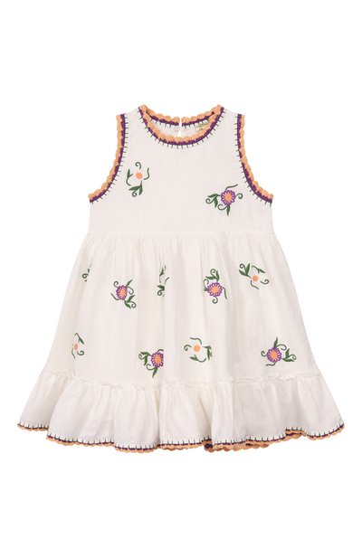 Платье изо льна и хлопка STELLA MCCARTNEY, арт. TY1E62