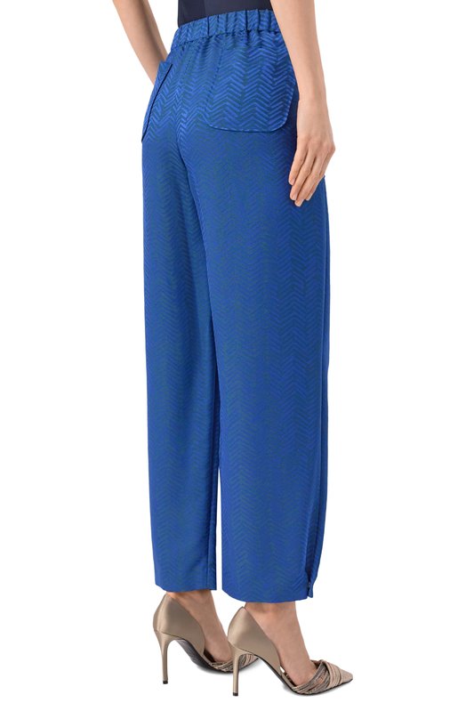 Брюки из вискозы Giorgio Armani GW002604/TE20113 Синий  GW002604/TE20113 Фото 4