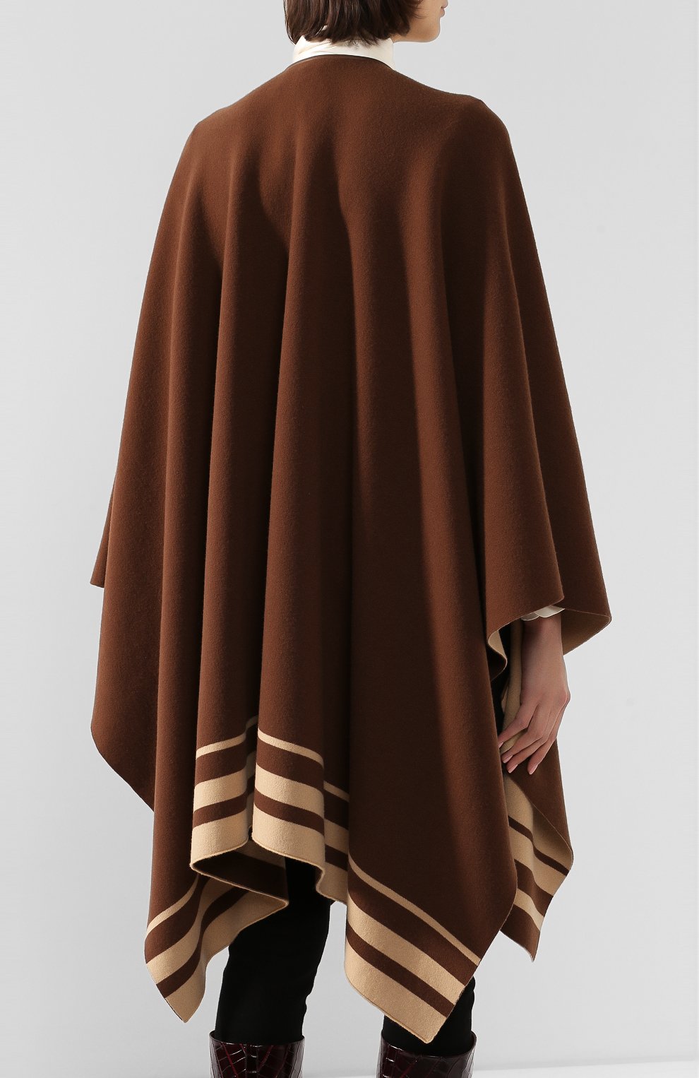 Пончо из смеси шерсти и кашемира RALPH LAUREN, арт. 290765680, фото 4