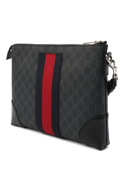 Кожаный клатч gg supreme GUCCI, арт. 523603/9F2YN, фото 4